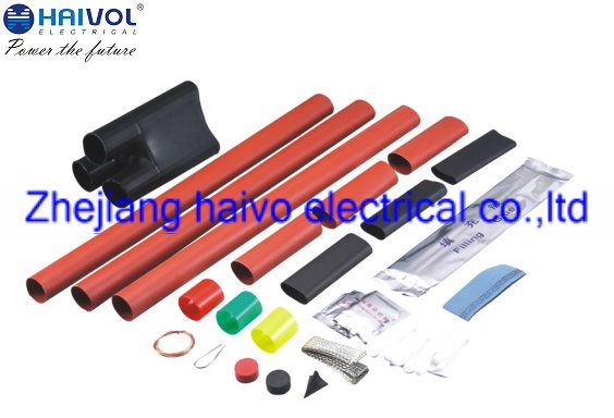 Outdoor 33kv Heat Shrinkable Power Cable Accessories Three Cores (cable termination)